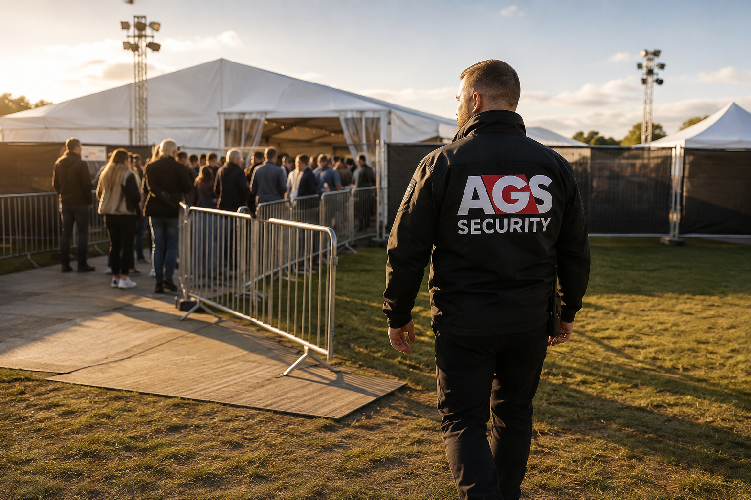 Events and temporary security services for UK outdoor events, venues and temporary sites