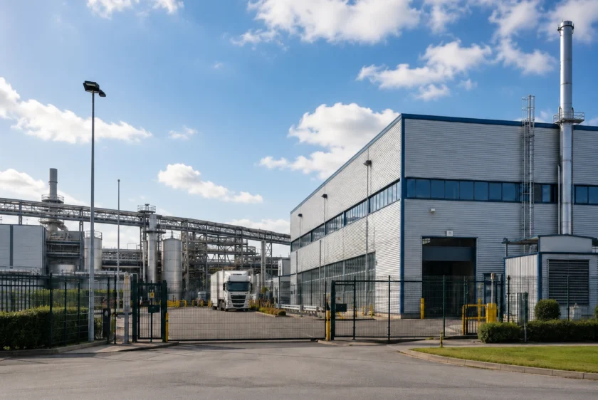 Industrial site security services for UK factories, plants and production facilities from AGS Security