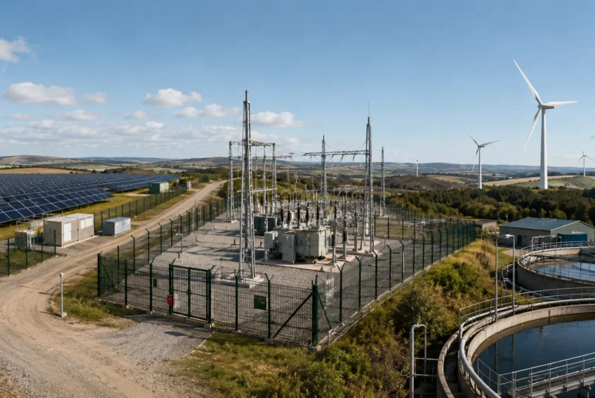 Utilities and energy security services for solar farms, substations and power infrastructure in the UK