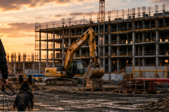 Security Dog Handlers for Construction Sites UK | AGS